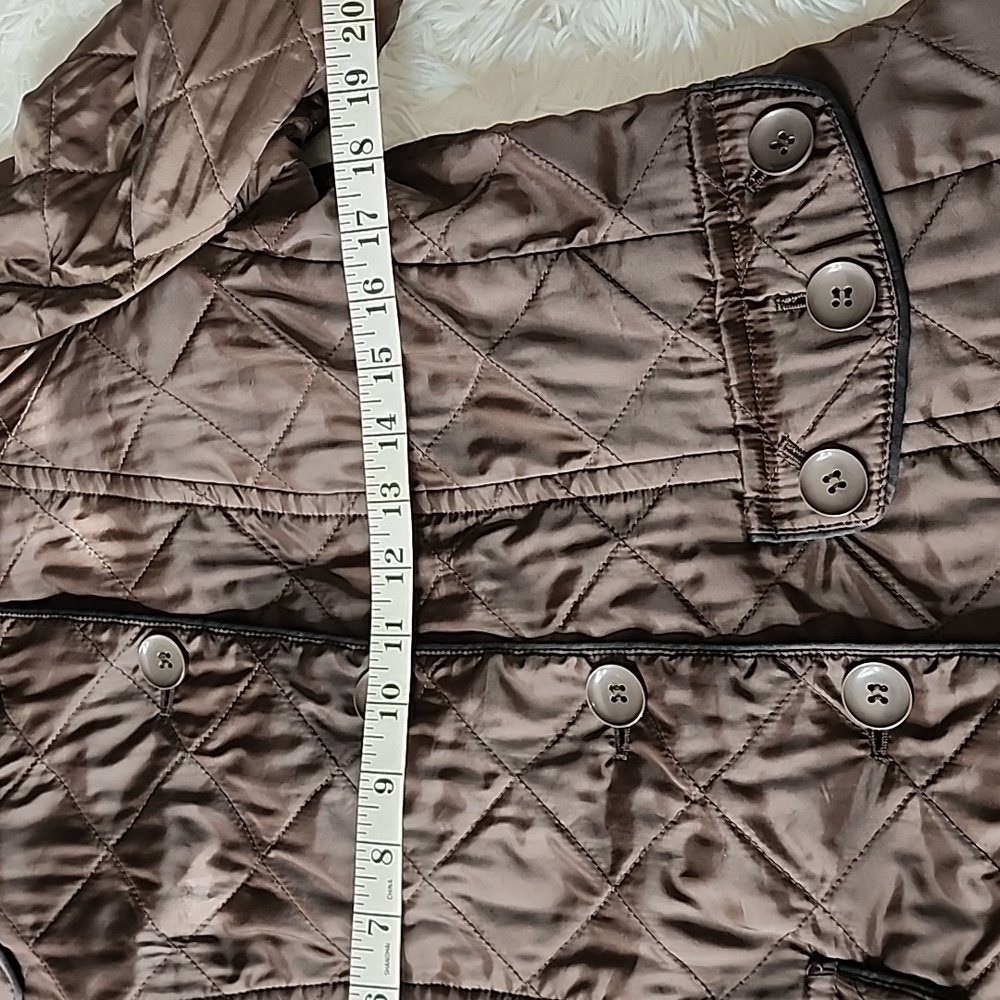 Pendleton Fall Quilted Dark Brown Jacket - image 4